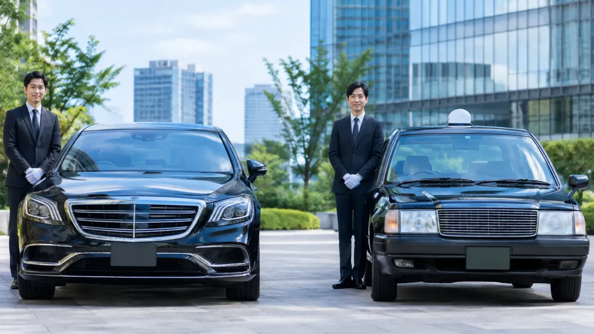 ハイヤーとタクシーの違いとは？料金・車種・予約方法を関西の利用例で比較