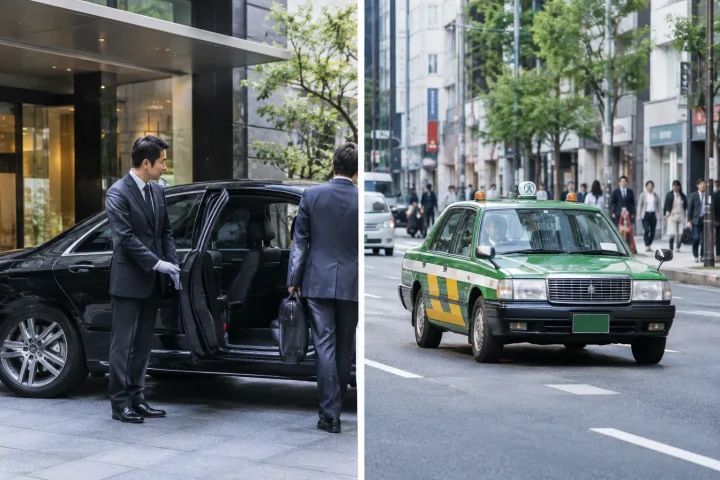 ハイヤーとタクシーの5つの違い